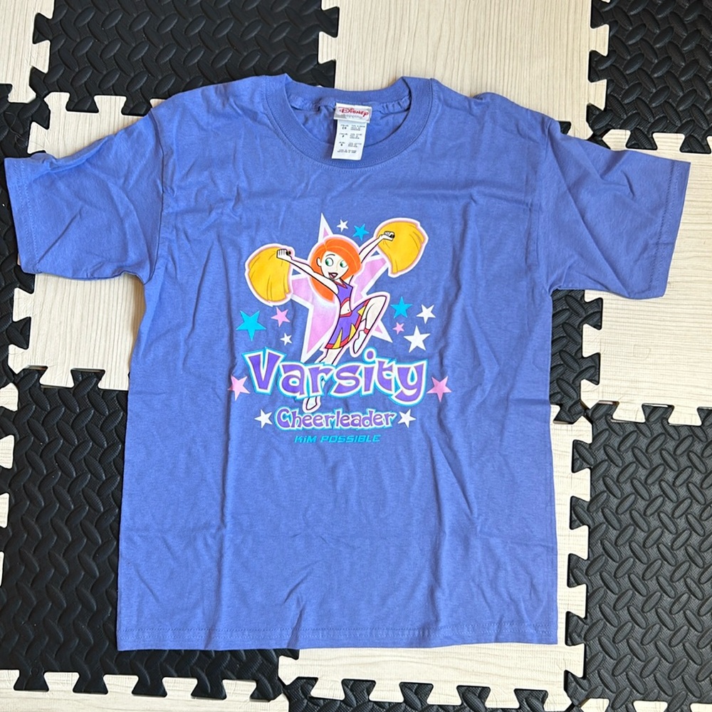 Disney World Kids T-Shirt Kim possible varsity cheerleader Youth Size S